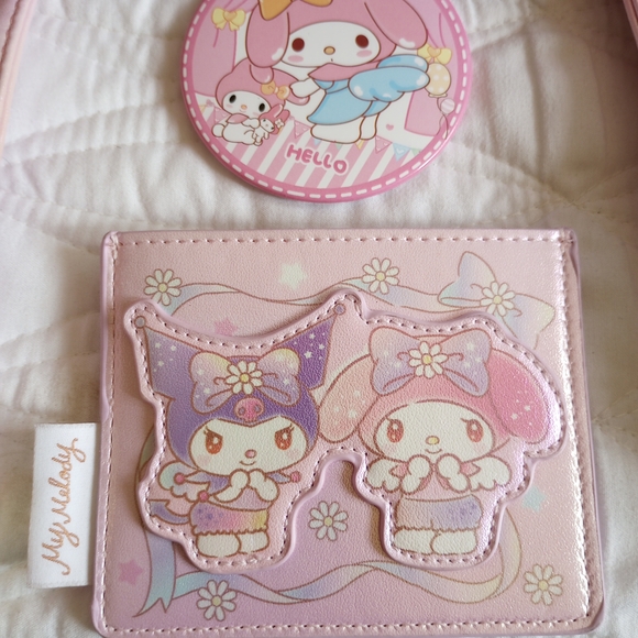 Hello Kitty Pink Mini Backpack Featuring My Melody, Kuromi & Hello Kitty Bundle. - Picture 2 of 8